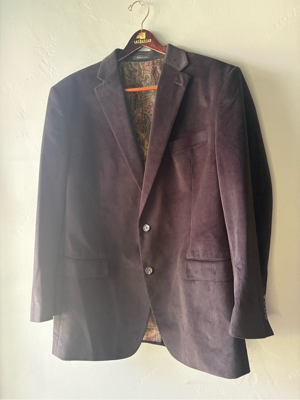 Lauren Ralph Lauren Brown Corduroy Blazer - Size 44L
